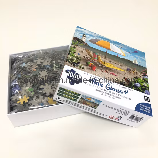 カスタマイズされた 1000 550 ピース ジグソーパズル エコ